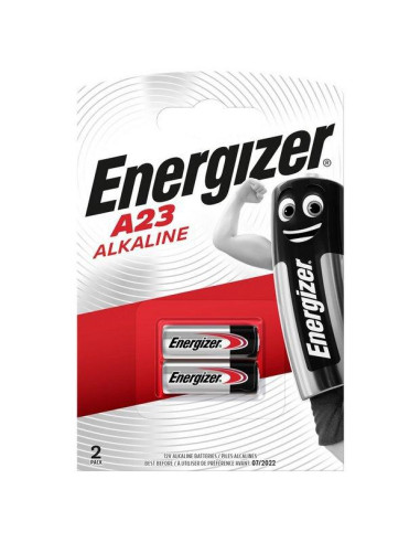 Алкална батерия ENERGIZER А23 LR23, 12V, За аларми, 2бр. блистер /цена за 2 батерии/