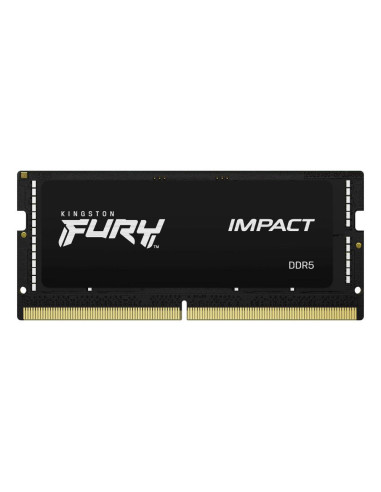 Памет Kingston FURY IMPACT, 32GB, SODIMM, DDR5, PC4-38400, 4800MHz, CL40, KF548S38IB-32