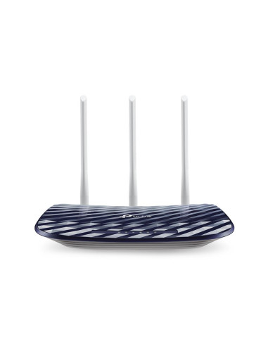 Безжичен рутер TP-Link Archer C20 AC750, 2.4/5 GHz, 300 - 433 Mbps, 10/100