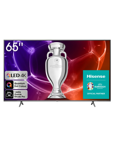 Hisense 65" E7KQ Pro, 4K Ultra HD 3840x2160, QLED, Quantum Dot, 120Hz, HDR 10+ adaptive, HLG, Dolby Vision, DTS Virtual X, Sm