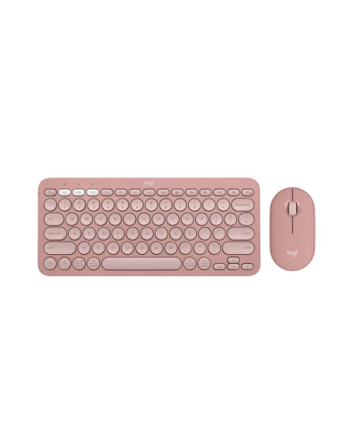 Logitech Pebble 2 Combo - TONAL ROSE - US INTL - 2.4GHZ/BT - N/A - INTNL-973 - UNIVERSAL