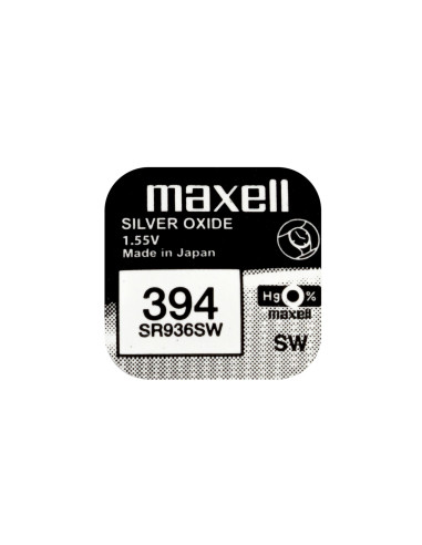 Бутонна батерия сребърна MAXELL SR936 SW /AG9/, 394 1.55V