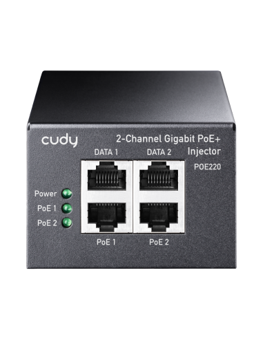 PoE инжектор Cudy POE220, Gigabit PoE+/PoE, 2 x 30W