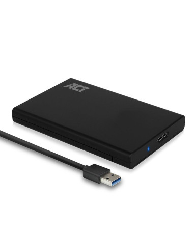 Чекмедже за твърд диск ACT AC1215, 2.5", USB 3.0, Черен