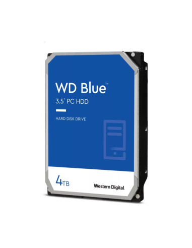 HDD Desktop WD Blue (3.5, 4TB, 256MB, 5400 RPM, SATA 6 Gb/s)