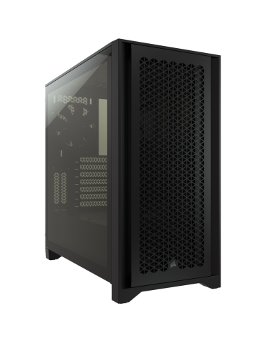 Кутия Corsair 4000D Airflow Mid Tower, Tempered Glass, Черна