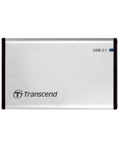 Transcend 0GB StoreJet 2.5" (SATA), USB 3.1, Aluminum housing