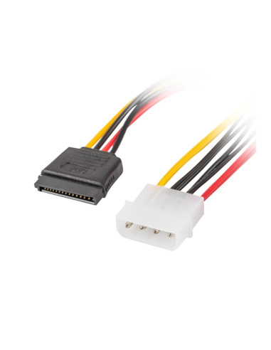 Lanberg molex (m) 4 pin --gt 2x SATA (f) 15 pin, cable 30cm