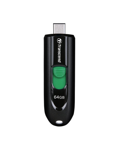 Transcend 64GB, USB3.2, Pen Drive, Type-C, Capless, Black