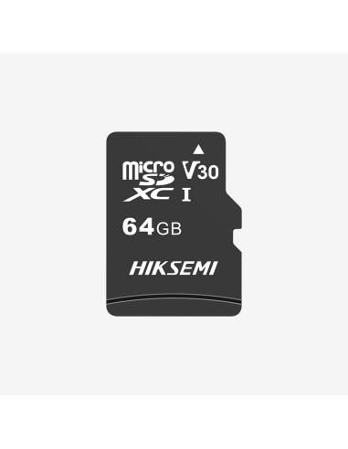 HIKSEMI microSDXC 64G, Class 10 and UHS-I TLC, Up to 92MB/s read speed, 30MB/s write speed, V30