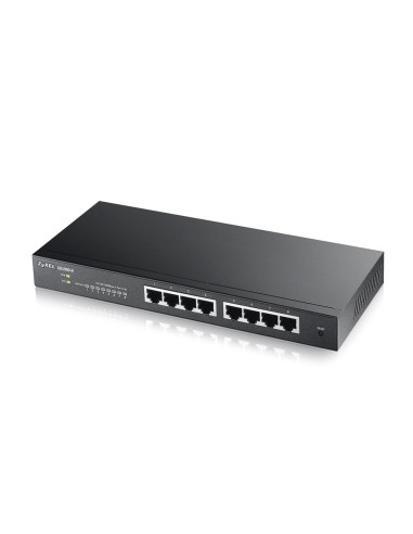 ZyXEL GS1900-8 v2, 8 port GbE L2 smart switch, desktop, fanless