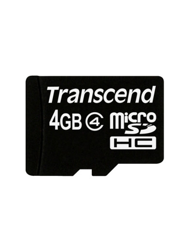 Transcend 4GB micro SDHC (with adapter, Class 4)