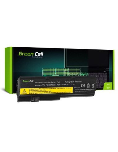 Батерия за лаптоп GREEN CELL, IBM Lenovo ThinkPad X200 X201 X201i 42T4535, 10.8V, 4400mAh