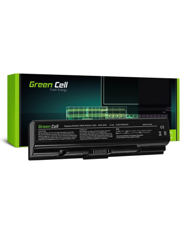 Батерия за лаптоп GREEN CELL, Toshiba Satellite A200 A300 A500 L200 L300 L500 PA3534U, 10.8V, 4400 mAh