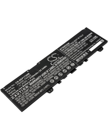 Батерия за лаптоп DELL Inspiron 7373 Inspiron 13 7000 F62G0 11,4V 3100mAh CAMERON SINO