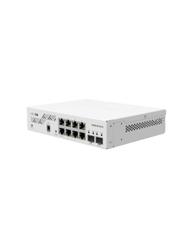 Суич MikroTik CSS610-8G-2S+IN, 8 x Gigabit Ethernet ports, 2 x SFP, PoE in