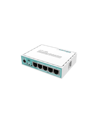 Рутер MiKrotik RB750GR3 HEX, 5 x 10/100/1000 Mbps, PoE, Бял