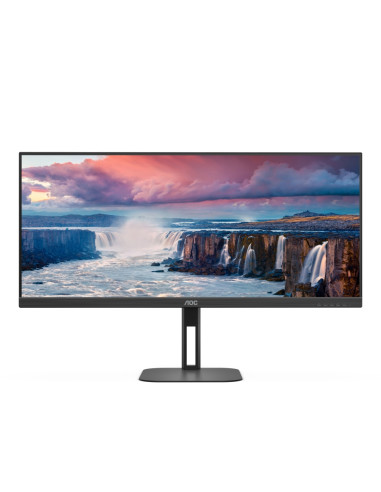 AOC U34V5C/BK, 34" VA WLED, 3440x1440@100Hz, 4ms GtG, 1ms MPRT, 300cd m/2, 4000:1, 20M:1 DCR, Adaptive Sync, FlickerFree, Low