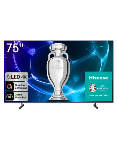 Hisense 75" A7KQ, 4K Ultra HD 3840x2160, QLED, FALD, Quantum Dot, HDR 10+, HLG, Dolby Vision, Dolby Atmos, Smart TV, WiFi 5GH