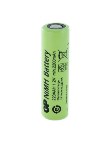 Акумулаторна Батерия R6 AA 220AAH-B 2200mAh NiMH 1 бр. BULK Industrial GP