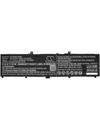 Батерия за лаптоп ASUS UX310 UX410A B31N1535 CS-AUX410NB 11,1V 4400mAh CAMERON SINO