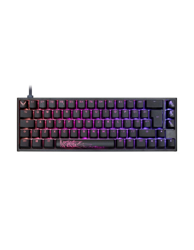 Геймърскa механична клавиатура Ducky x PowerColor One 2 SF RGB, Kailh BOX White