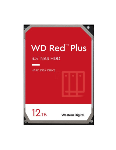 Western Digital Red 12TB Plus ( 3.5", 256MB, 7200 RPM, SATA 6Gb/s )