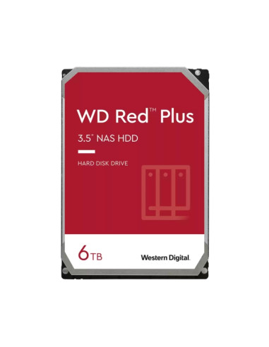 Western Digital Red 6TB Plus ( 3.5", 256MB, 5400 RPM, SATA 6Gb/s )