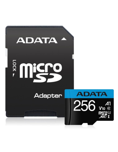 ADATA 256GB MicroSDXC UHS-I CLASS 10 (with adapter)