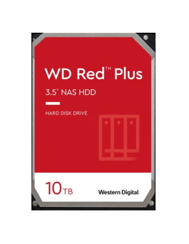 Western Digital Red 10TB Plus ( 3.5", 256MB, 7200 RPM, SATA 6Gb/s )