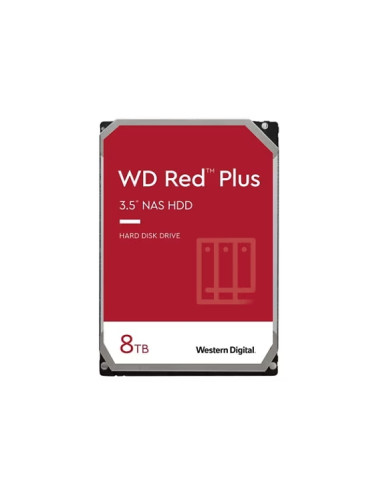 Western Digital Red 8TB Plus ( 3.5", 128MB, 5640 RPM, SATA 6Gb/s )