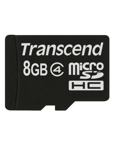 Transcend 8GB micro SDHC (No Box - Adapter, Class 4)