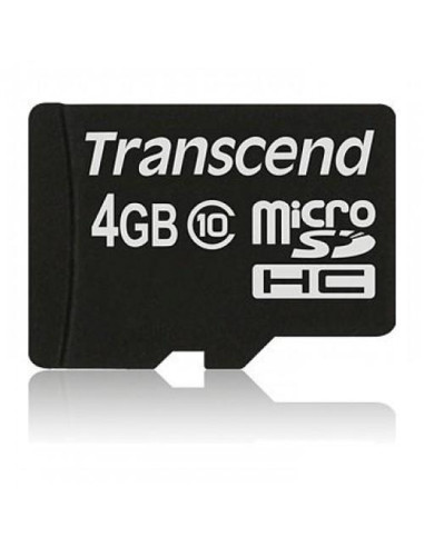 Transcend 4GB micro SDHC (No Box - Adapter, Class 10)