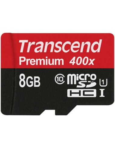 Transcend 8GB micro SDHC UHS-I Premium (No Box - Adapter, Class 10)