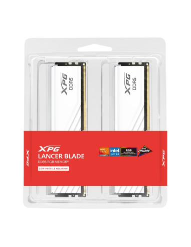 ADATA LANCER BLADE RGB 32GB (2x16GB) DDR5 6400 MHz U-DIMM White