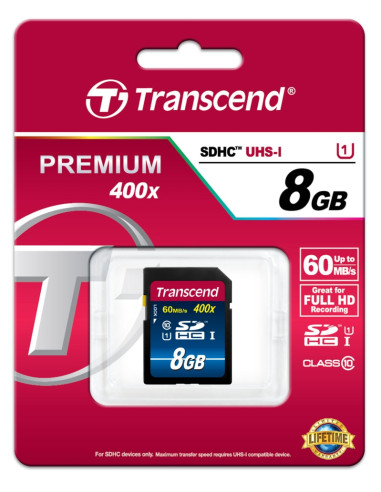 Transcend 8GB SDHC UHS-I Premium (Class 10)