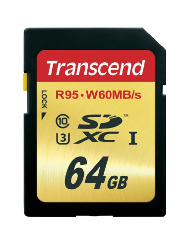 Transcend 64GB SDXC UHS-I U3 Card