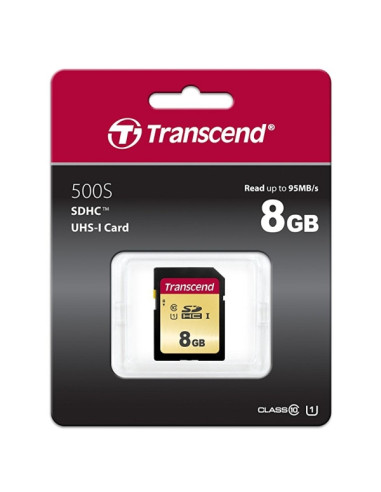 Transcend 8GB SD Card UHS-I U1, MLC