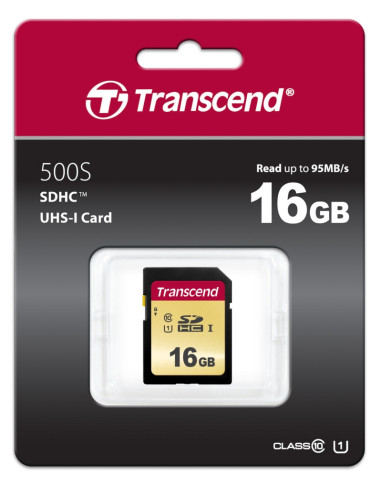 Transcend 16GB SD Card UHS-I U1, MLC