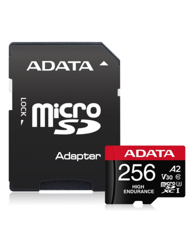 ADATA 256GB MicroSDXC UHS-I U3 V30S High (with adapter)