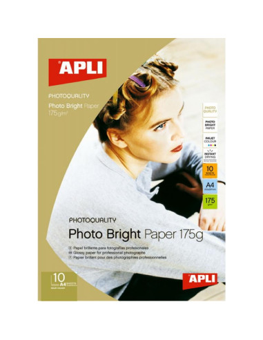 APLI 04454 Гланцирана фото хартия - Photo Bright 175 g/m