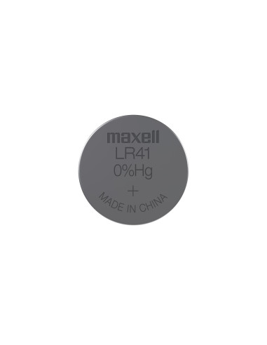 Бутонна микроалкална батерия LR41 /AG3/ 10 бр./pack цена за 1 бр. MAXELL