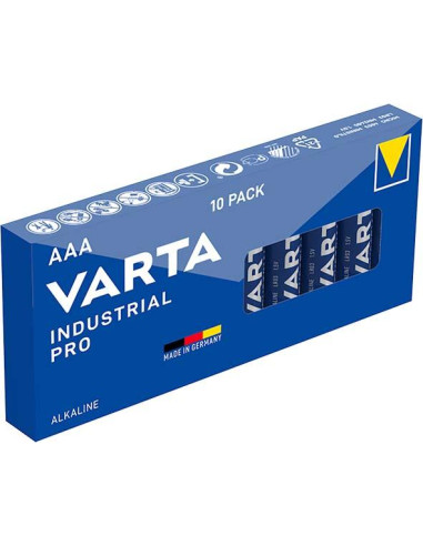 Алкални батерии индустриални LR03 AAA 1,5V 10PK INDUSTRIAL PRO4003 VARTA