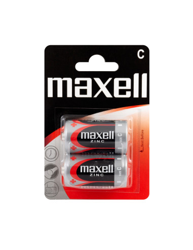 Цинк Манганова батерия MAXELL R14 /2 бр. в блистер/ 1,5V