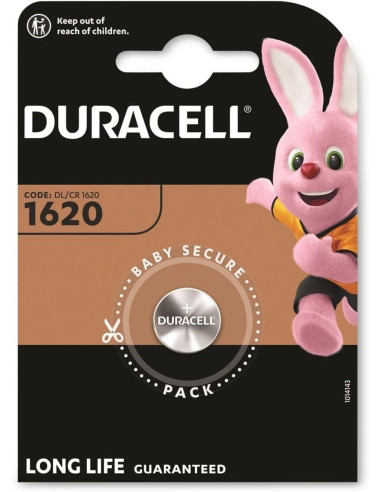 Бутонна батерия DURACELL CR-1620, 3V, Литиева