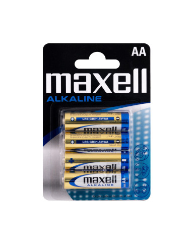 Алкална батерия MAXELL LR-6 /4 бр. в опаковка/ блистер1.5V