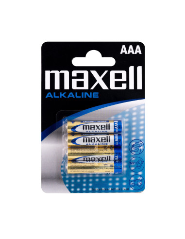 Алкална батерия MAXELL LR03 /4 бр. в опаковка/ 1,5V