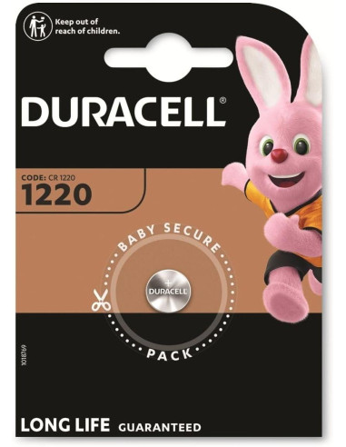 Бутонна батерия литиева DURACELL CR1220 3V 1PK блистер