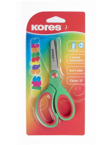 Детска ножица KORES SOFTGRIP 13 cm