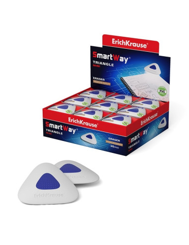 Гума ErichKrause SmartWay Mini Triangular /кутия 36 бр./